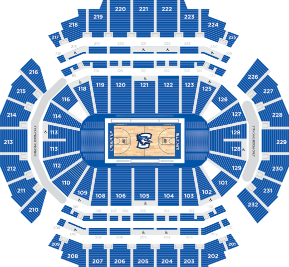Seating CHI Arena & Convention Center
